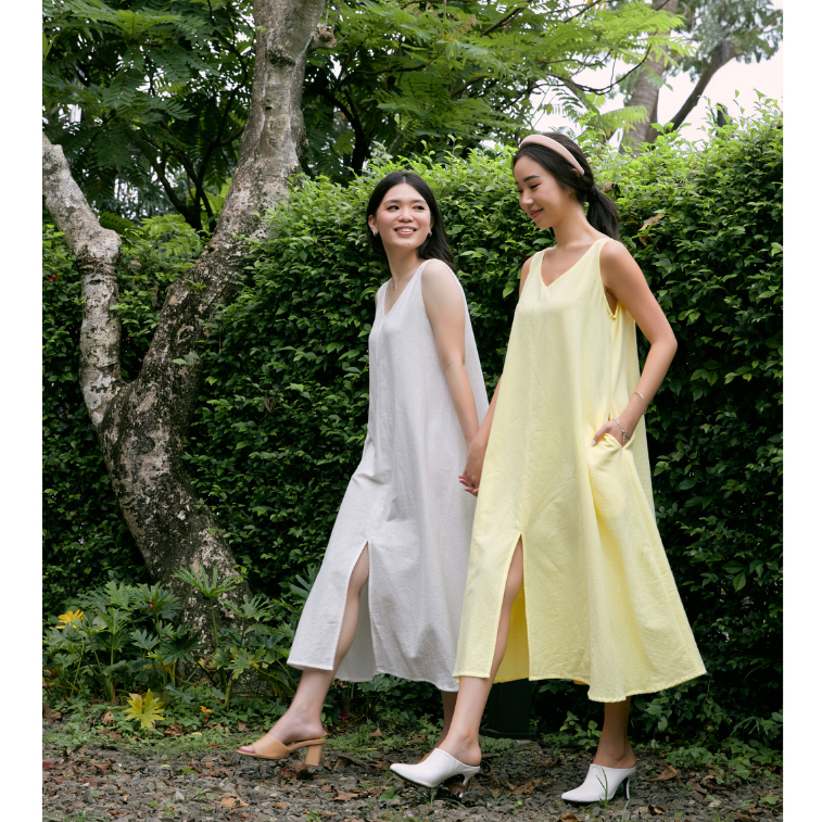 PeachPoppy x Shannon Dorothea - SUNNY Summer Dress - Dress Summer Wanita - Dress Premium - Dress Pantai - Limited - Summer Edition