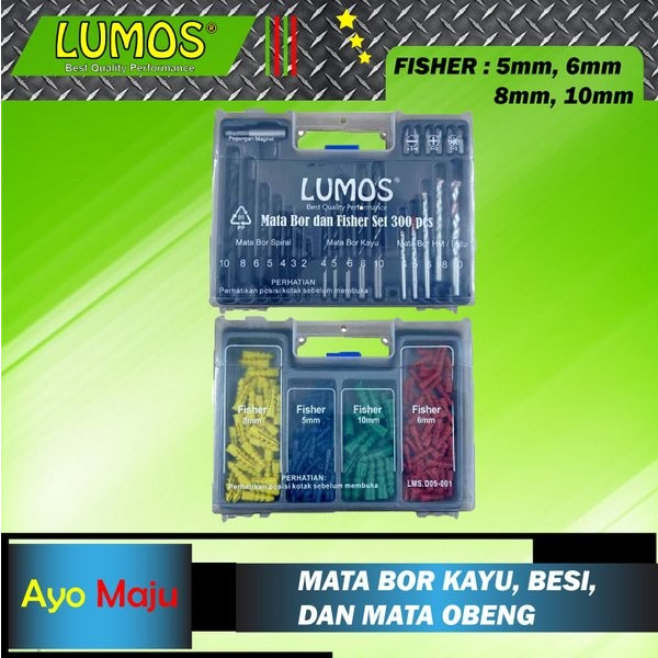 Mata Bor Set Plus Angkur Mata Bor Kayu Besi Beton Dan Mata Obeng