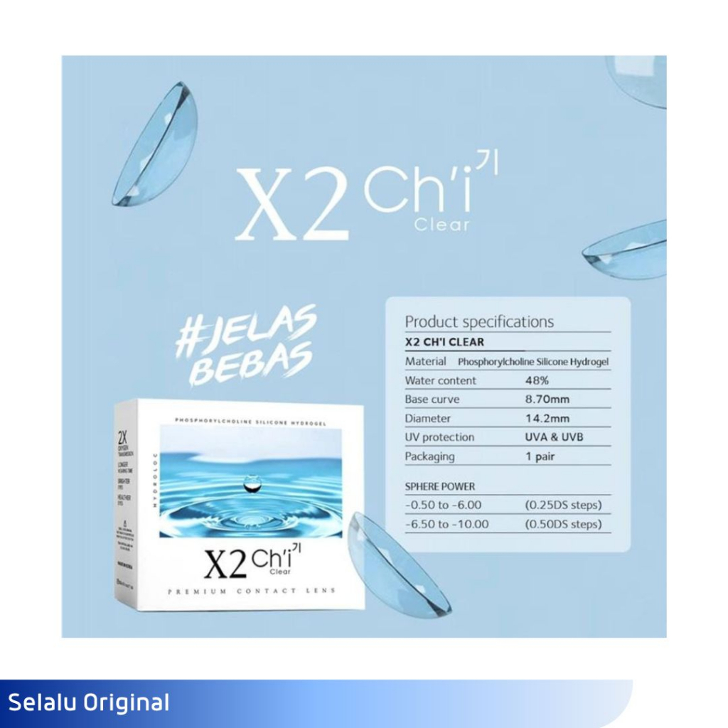 SOFTLENS BENING X2 CHI CLEAR 3 BULAN