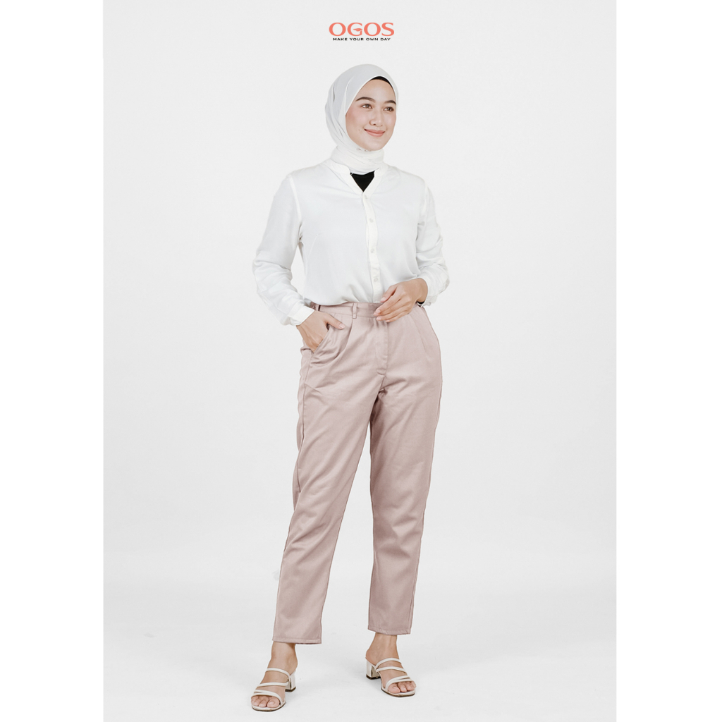 OGOS | Baggy Pants ( Beige )