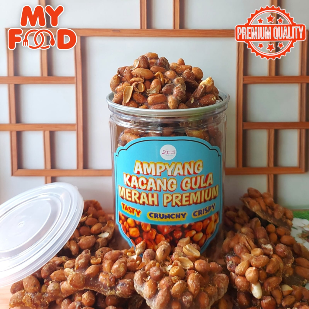 

[Myfoodofficial] - Can Ampyang Kacang Gula Merah Ting Ting Kacang Gula Jawa Kualitas Premium