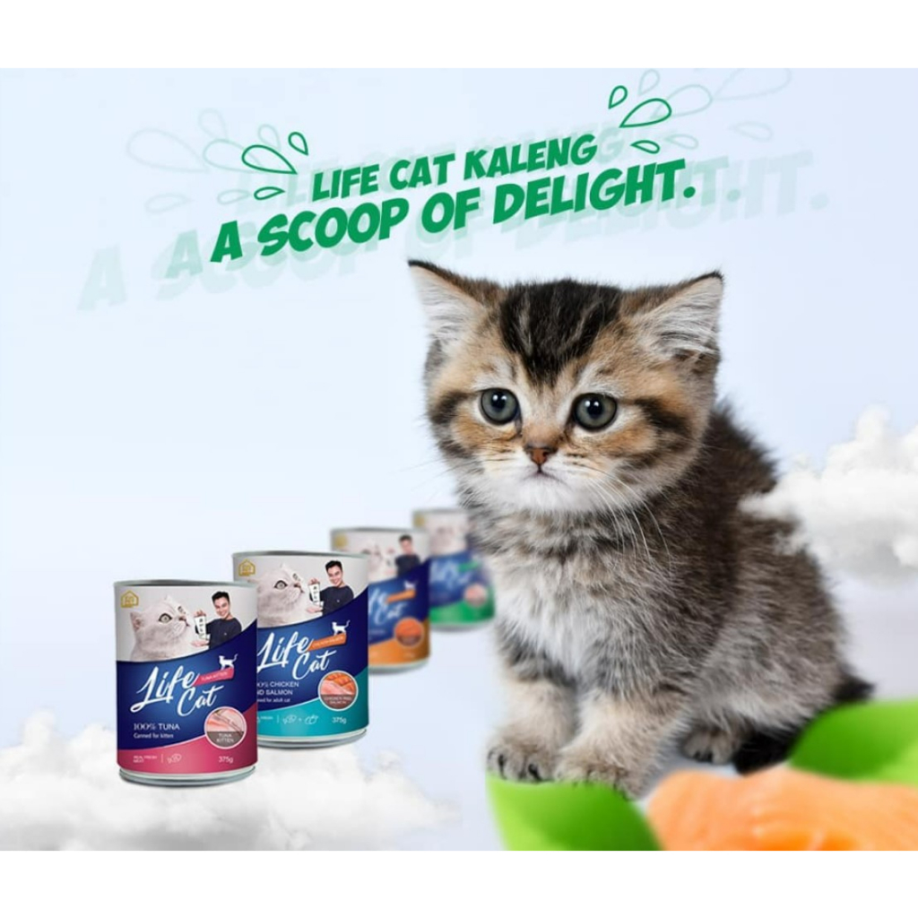 Life Cat Kaleng 400gr  Wet Food Makanan Kucing Basah