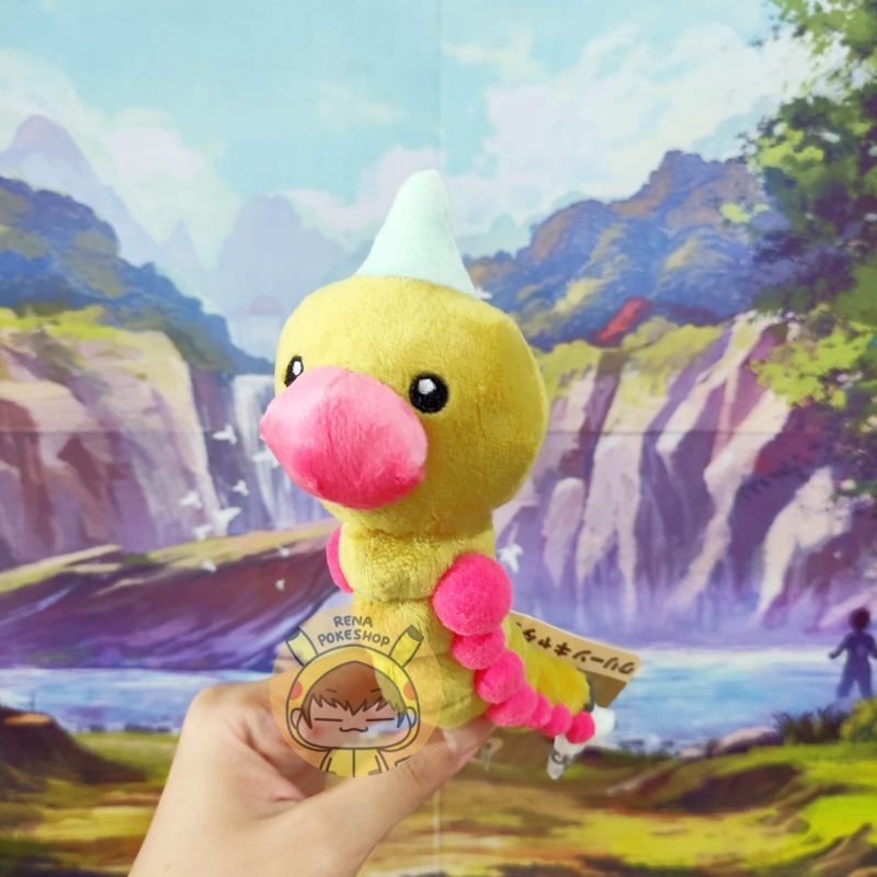 Boneka Pokemon Fit Pokefit Weedle Sitting Plush