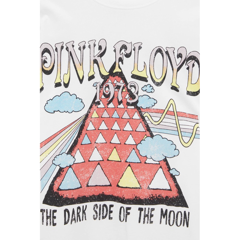 Kaos Band Pink Floyd By Bershaka