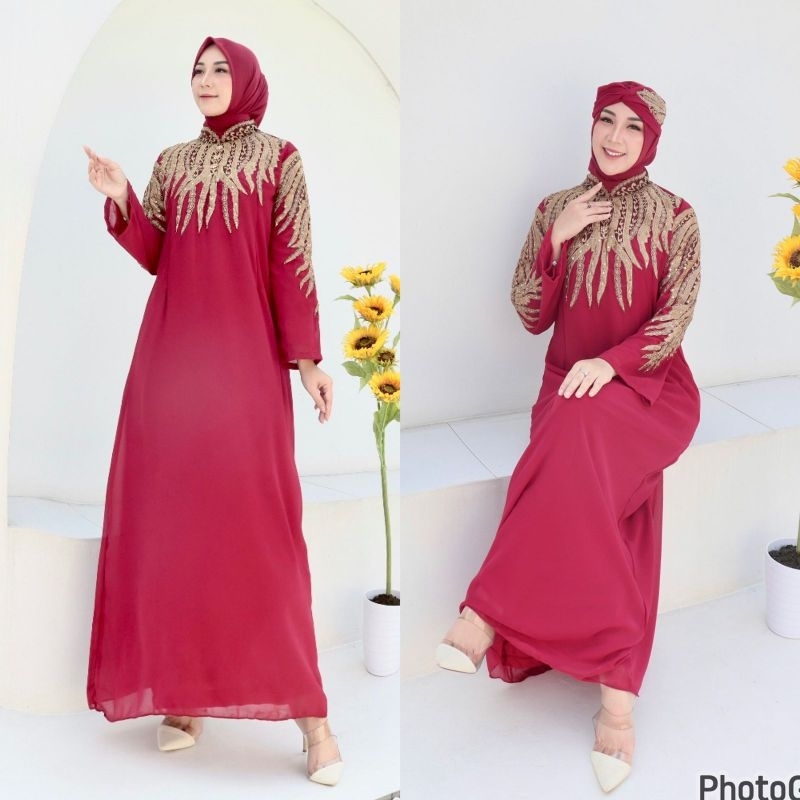 Gamis Kekinian Modern Aleta Original Butik