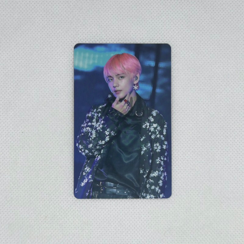 Official BTS PC / photocard v taehyung love yourself ly tour seoul dvd
