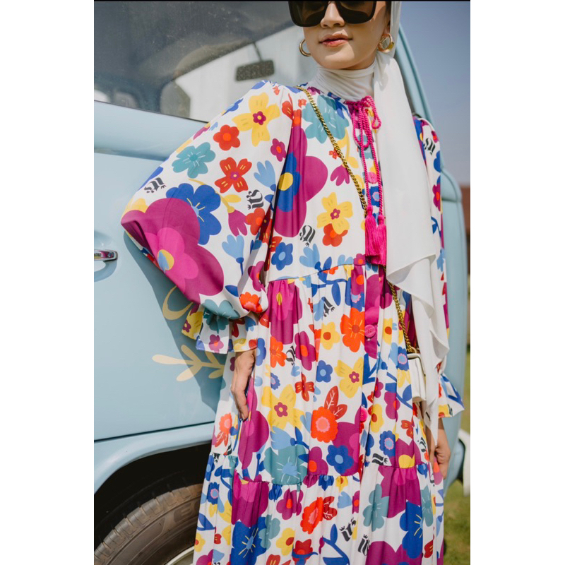 Elxie Dress Fuschia by INTALICIOUS PROJECT