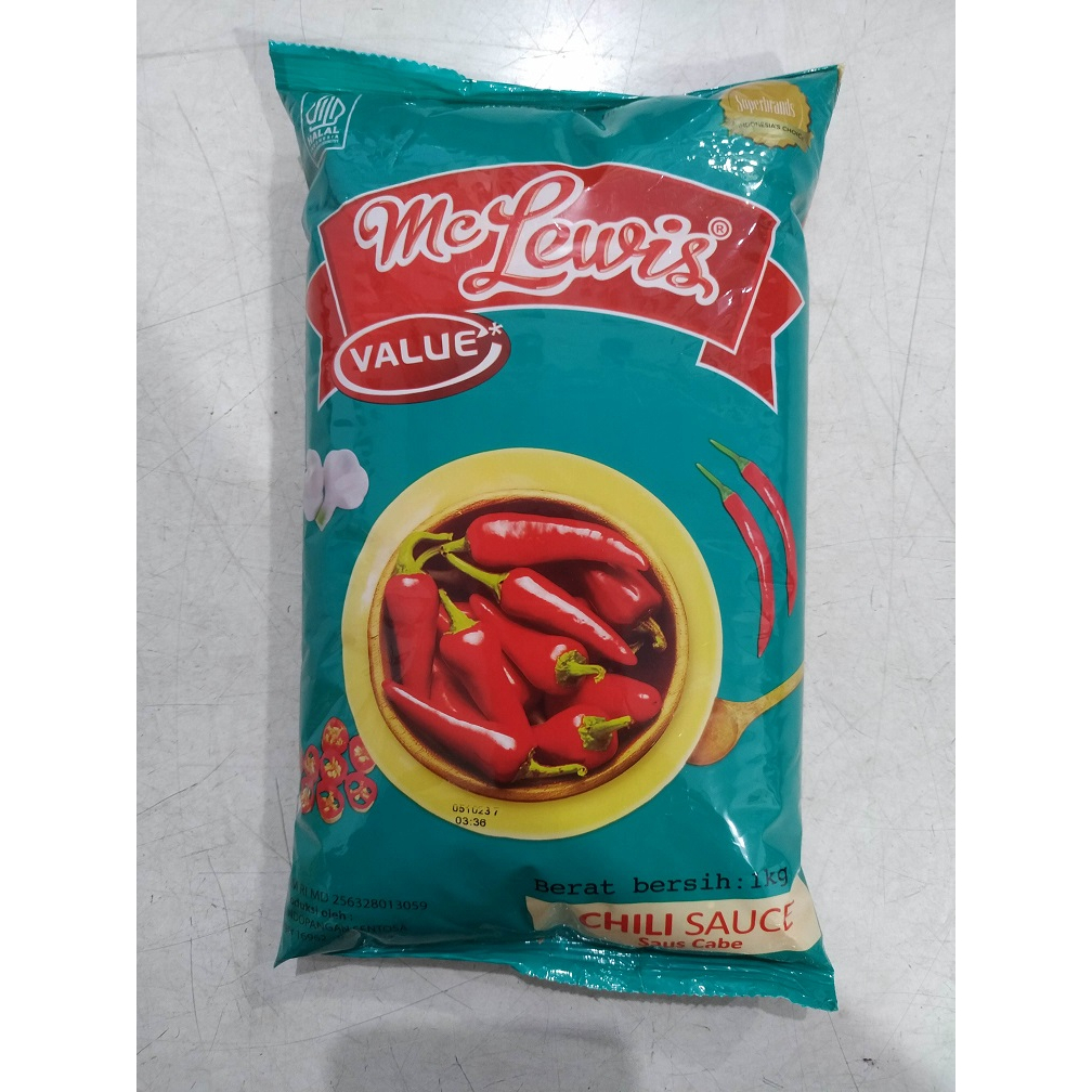 

MC Lewis Saos Sambal / Chili Sauce Value 1Kg