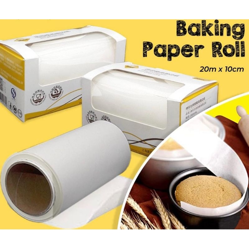 Baking Paper Roll / Alas Baking Paper / Kertas Roti Loyang