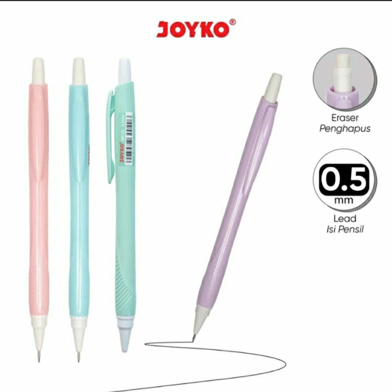 

Pensil Mekanik Joyko MP-52 0.5 mm Fancy dan Stylish