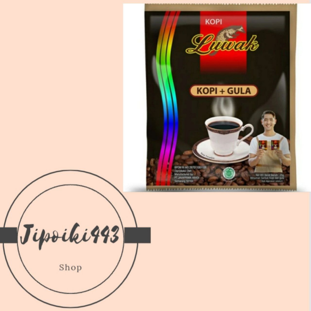 

kopi luwak white koffie shacet rasa kopi gula 20gr