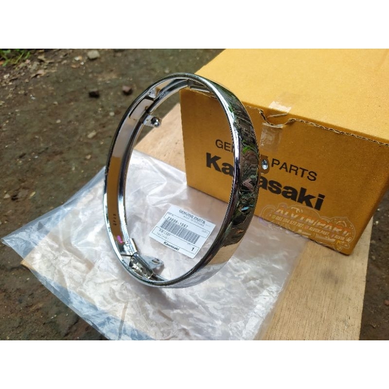 Ring Lampu Ninja 150 R Ss List Reflektor Ninja SS Ring Lampu Reflektor Lampu Bulat Ring Batok Ninja 