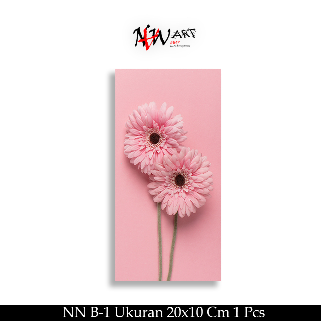 Hiasan dinding  PINK FLOWER REAL PICT Dekorasi Kamar Bunga Wall Decor  pajangan ruangan tengah dapur