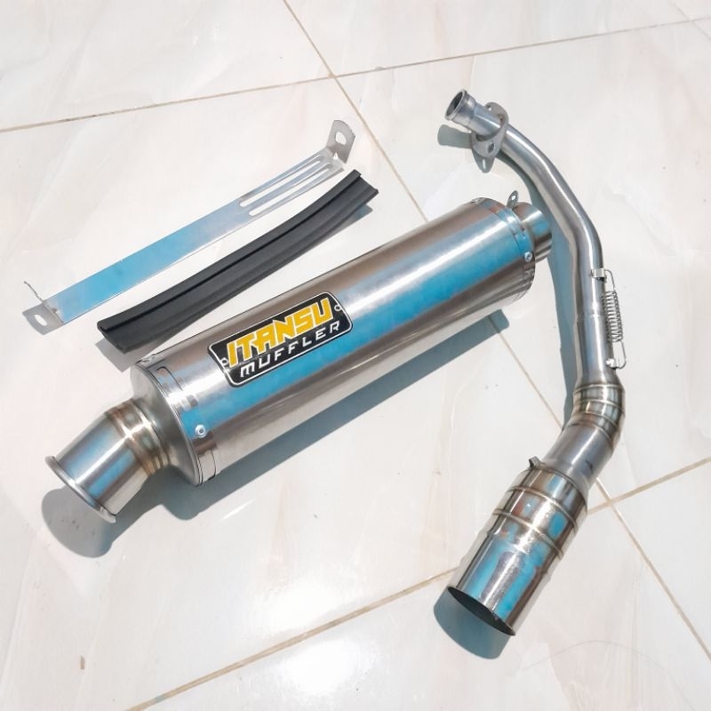 Knalpot Racing Aerox 155 New Aerox Connected Original Itansu Muffler