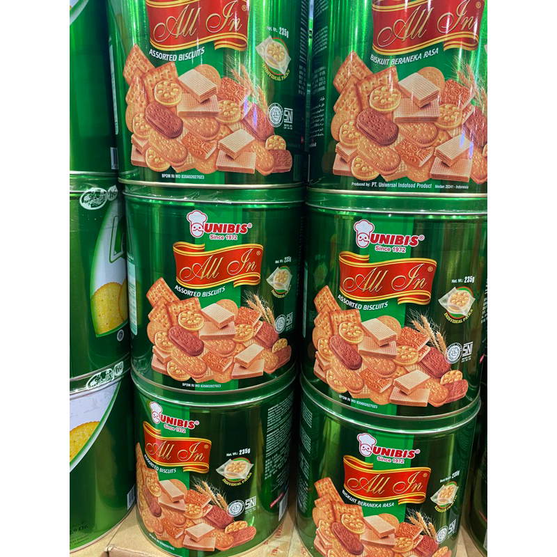 BISKUIT KALENG UNIBIS ASSORTED 275GRAM / BISKUIT KALENGAN MURAH LEBARAN IDUL FITRI BANDUNG