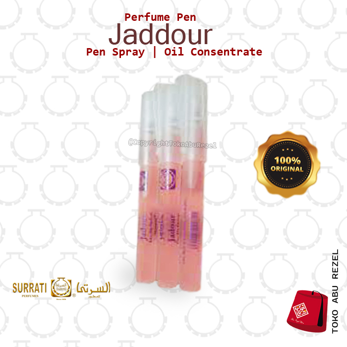 SURRATI JADOUR PEN 8ML | Parfum SURRATI | Pen Perfume 8ml | Original | Made in Holly Makkah | Oil Concentrate | Original