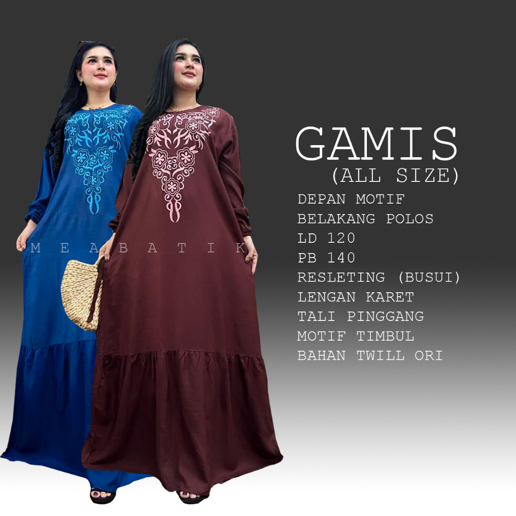 BAJU WANITA GAMIS BATIK PEKALONGAN TERBARU BUSUI