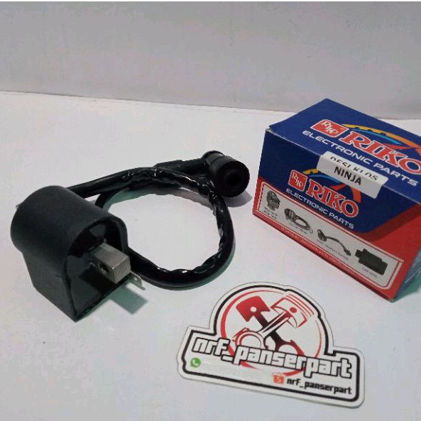 COIL  NINJA 150 R RR//KOIL PENGAPIAN+ TUTUP BUSI KAWASAKI NINJA 150 R RR 2 TAK//KIPS SS RIKO