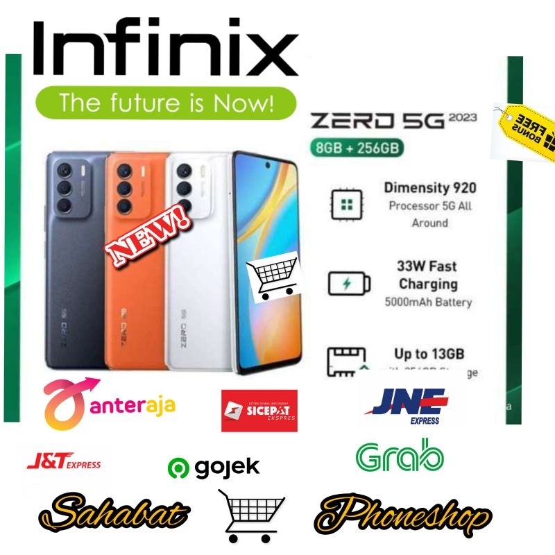 INFINIX ZERO 5G 2023 RAM 8GB / 256 GB GARANSI RESMI
