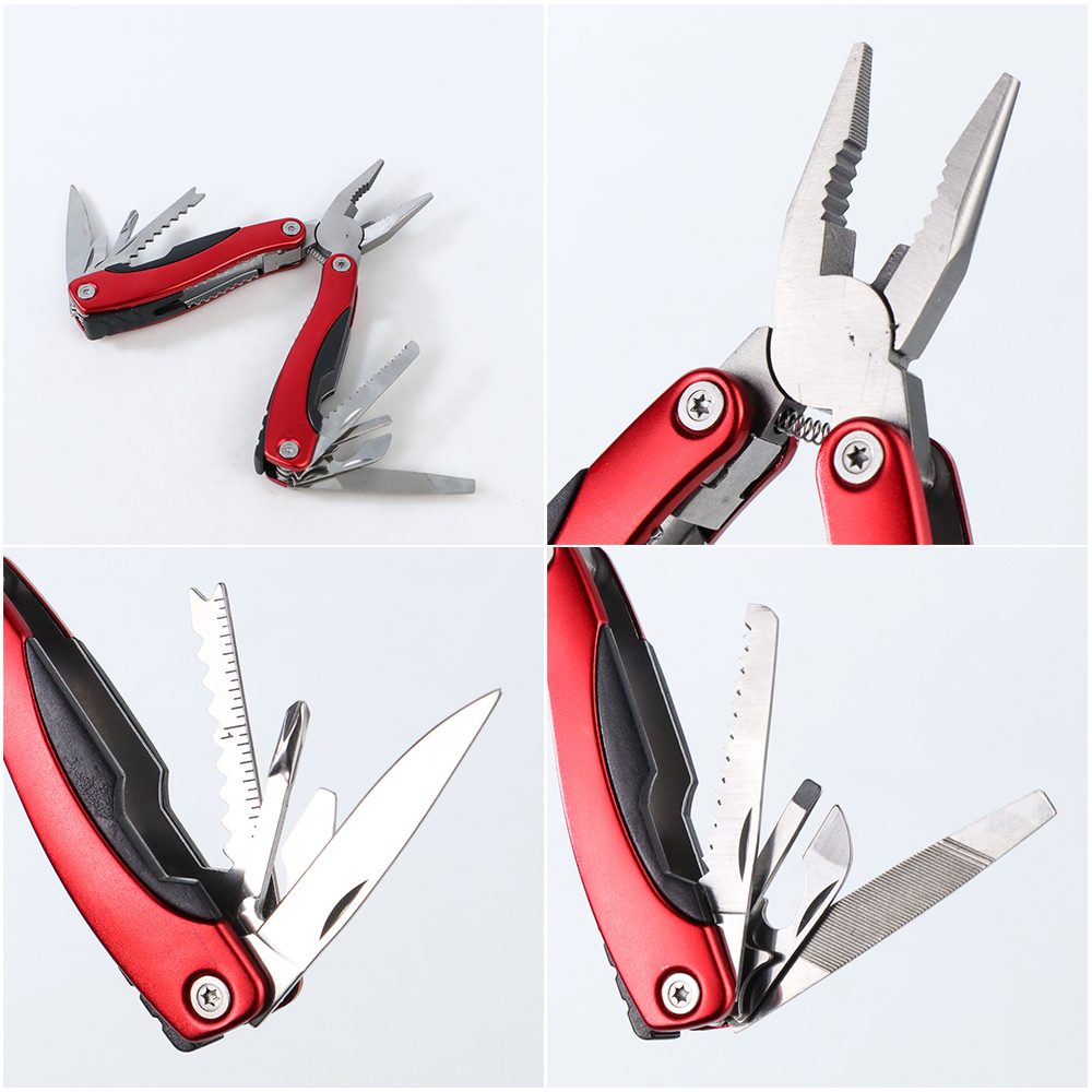 Tang EDC Multifungsi Stainless Steel - MPA13 - Red/Black