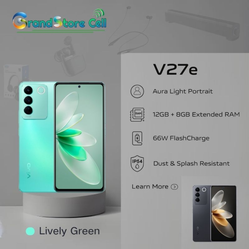 VIVO V27E RAM 8/256 | VIVO V27 E RAM 12/256 | VIVO V 27 5G RAM 8/256 | Y36 4G 8/256 GARANSI RESMI VIVO