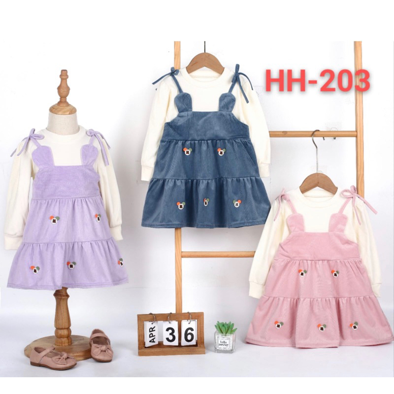 Dress anak perempuan 1-4 Tahun Import A081