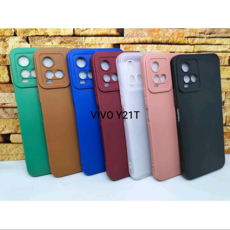 Softcase pro camera for Vivo Y21T Case TPU CANDY PRO