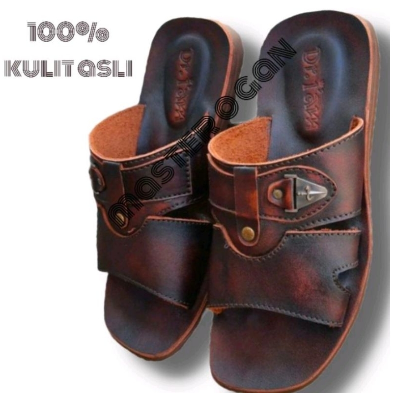 sandal kulit pria kokop gesper#sandal pria 100% kulit asli berkualitas#sandal pria 100% kulit asli t