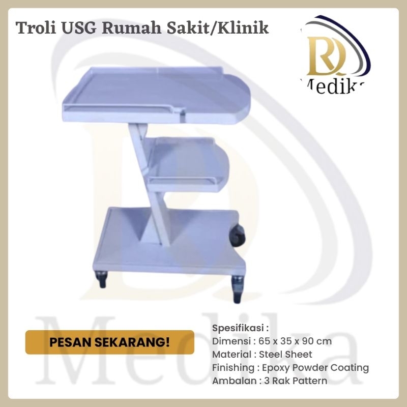 Troli USG Rumah Sakit /Klinik/Instrumen medis ECG/EKG/USG