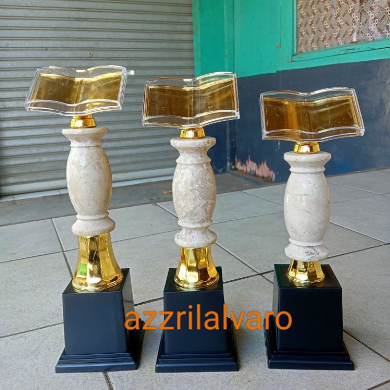 Piala MTQ Marmer Tinggi 34cm