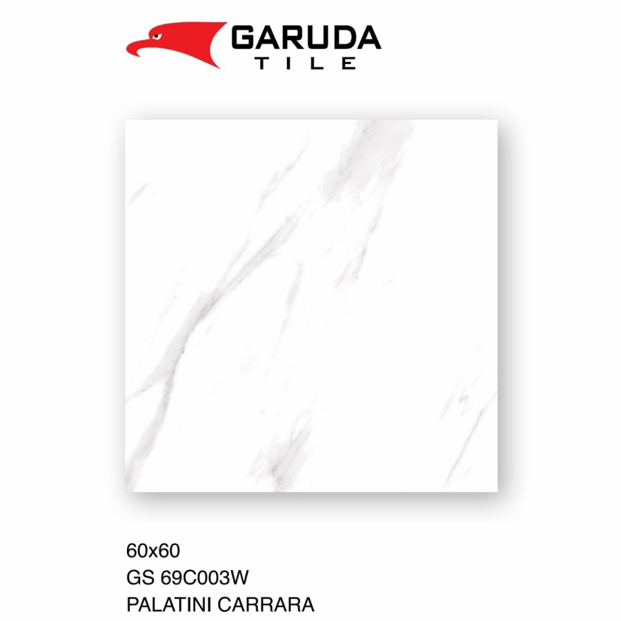 Granit Lantai Garuda 60x60 GS69C003W Palatini Carrara Kw 1