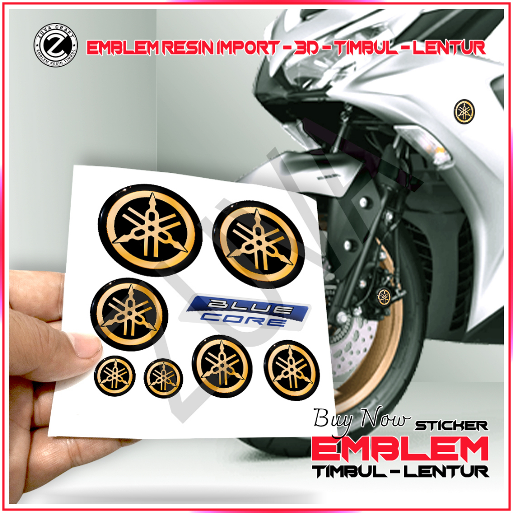 STIKER MOTOR 1 PAKET STIKER MOTOR LOGO GARPUTALA GOLD STIKER NMAX STIKER AEROX STIKER EMBLEM NMAX AE