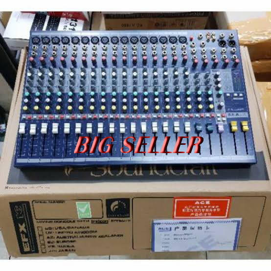 MIXER SOUNDCRAFT EFX 16 (16 CHANNEL) efx16