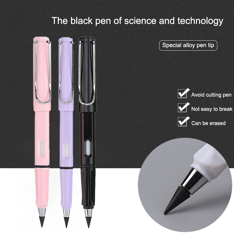 

COD✨Eternal Pensil/ Abadi Tak Bisa Habis Lucu Sederhana Pensil /HB-0.5mm/Segitiga Tanpa Tinta Eternal Pencil Untuk Sketsa Lukis Alat Tulis-Yinmer