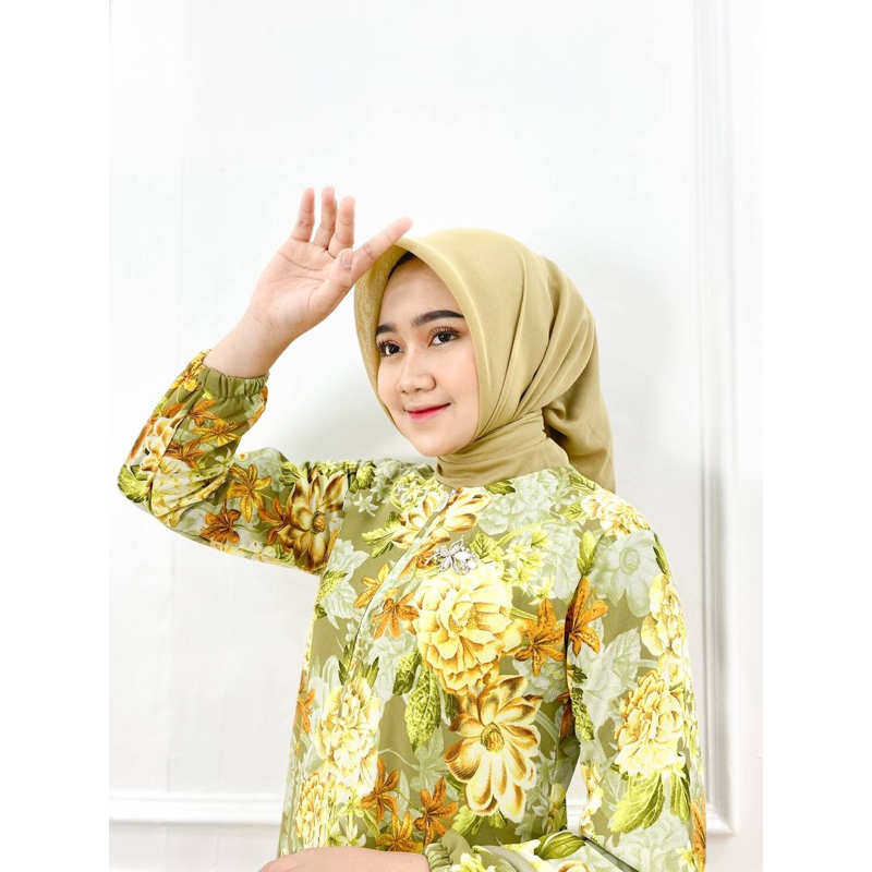 PB Prilly Busana - FLOWY Vol. 2 GAMIS MALAYSIA MOTIF - GAMIS MELAYU KOMBINASI - MAXYDRESS MALAY