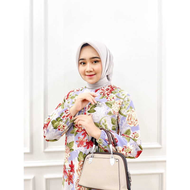 PB Prilly Busana - FLOWY Vol. 2 GAMIS MALAYSIA MOTIF - GAMIS MELAYU KOMBINASI - MAXYDRESS MALAY