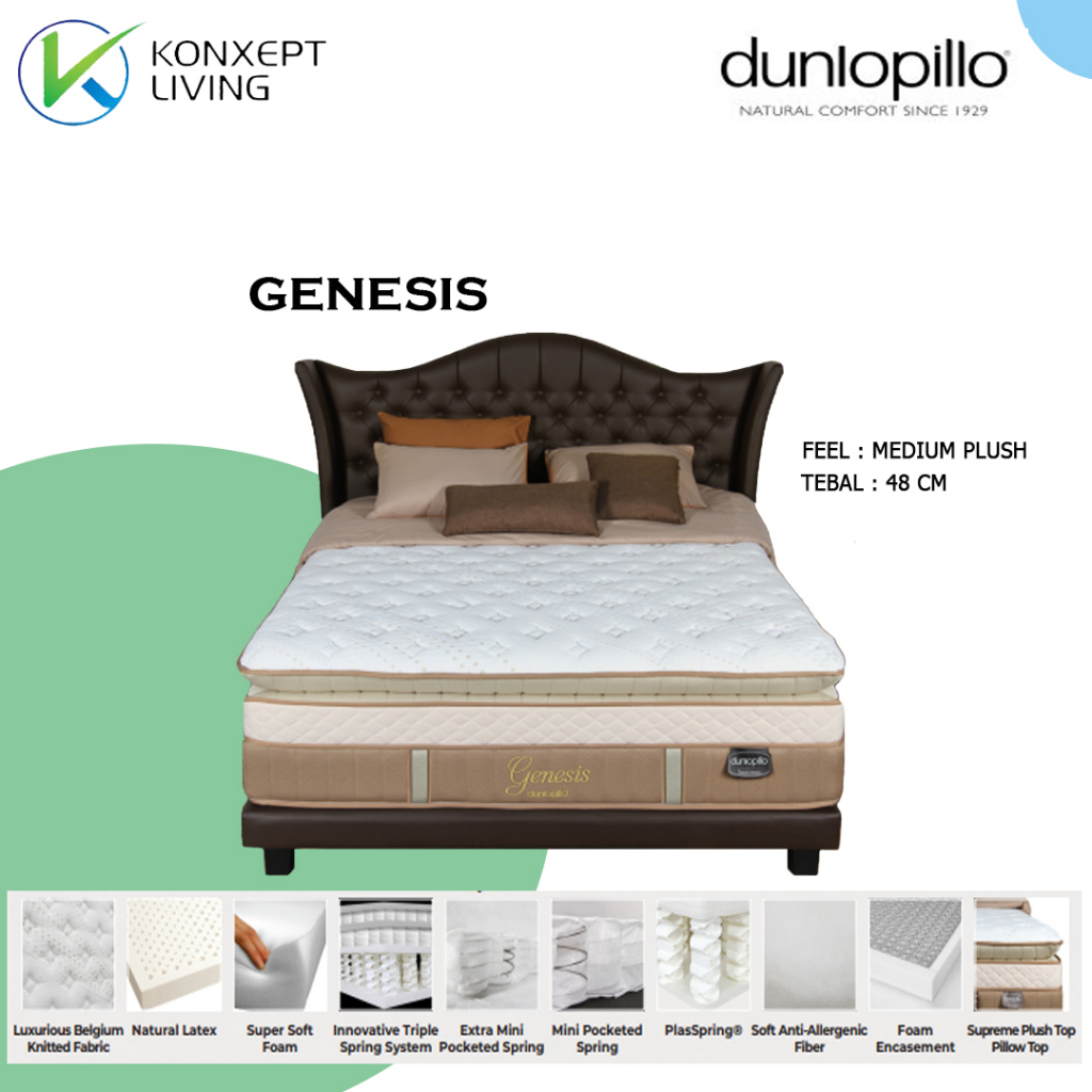 Dunlopillo Springbed Luxurious Series Type GENESIS - Full Set