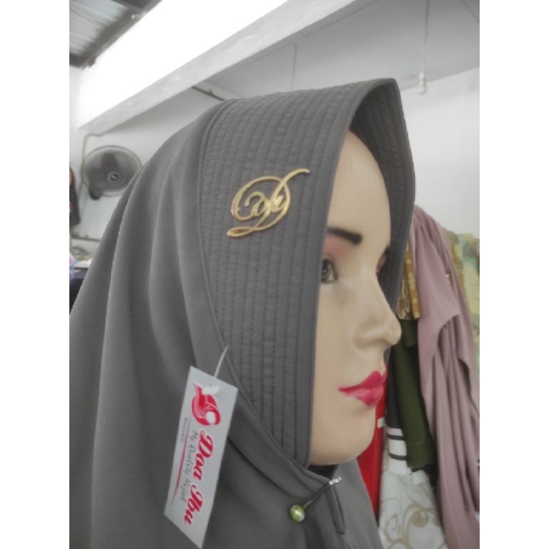 jilbab doi ceruty sofped 2L belah gesper
