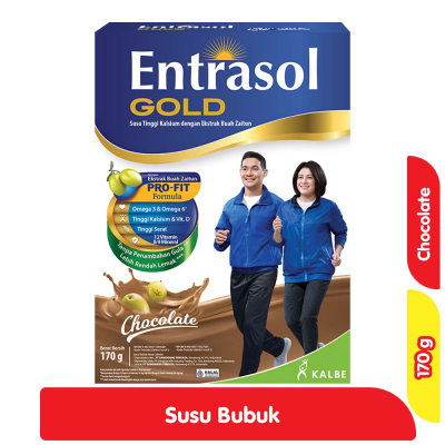 

Entrasol Gold Susu Bubuk Nutrisi Dewasa Chocolate 170 g