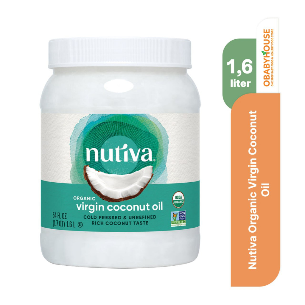 Nutiva Organic Coconut Oil Virgin 1.6 L