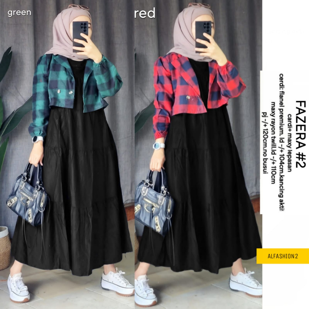 (NEW GRESIA #15) GRESIA SET LAMINA JASINA FAZERA PAKAIAN SETELAN BY ALFASHION BAHAN KNIT FLANE PREMI