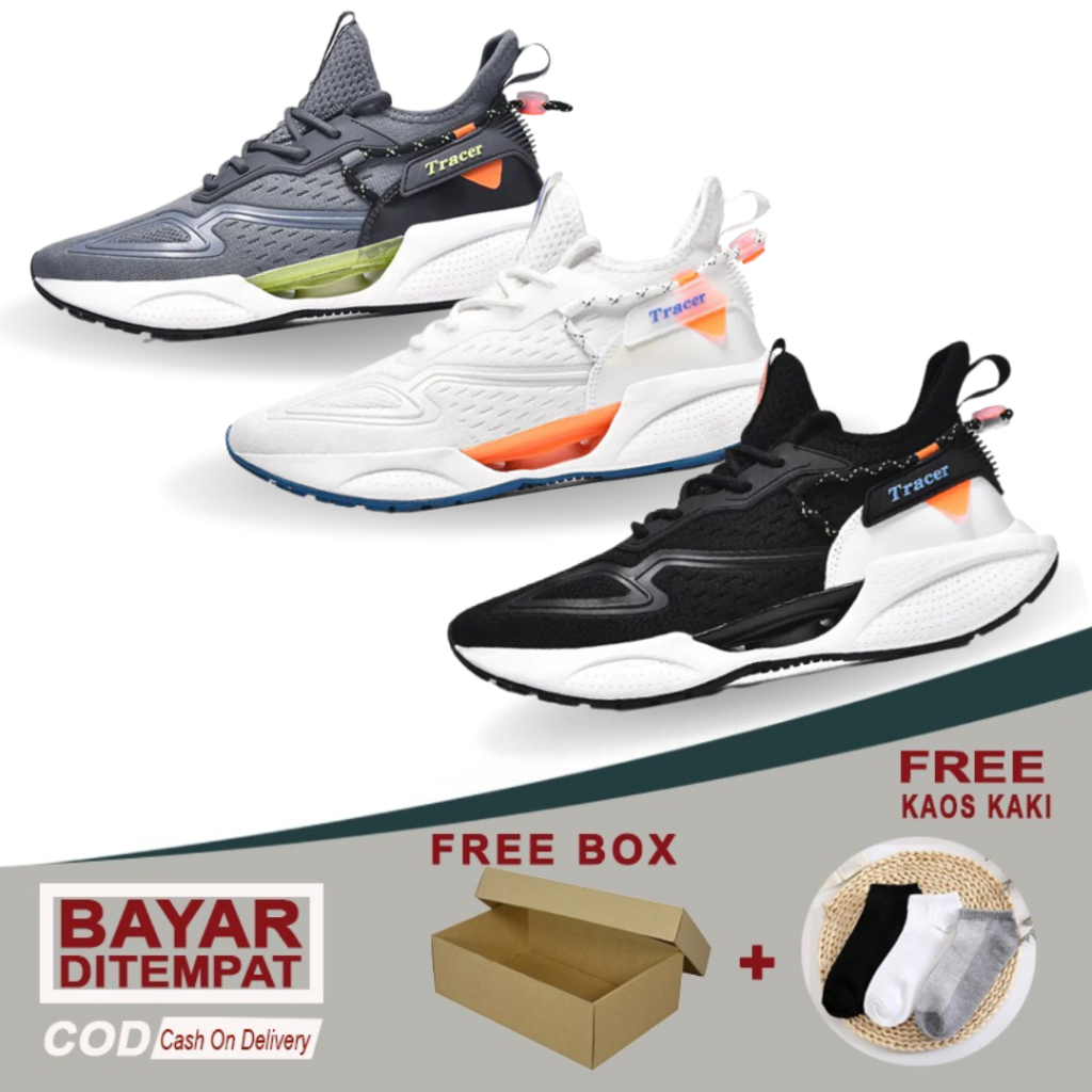 [ESSE] Jungkook Sepatu Sneakers Sport Pria Running Shoes  Ex-11