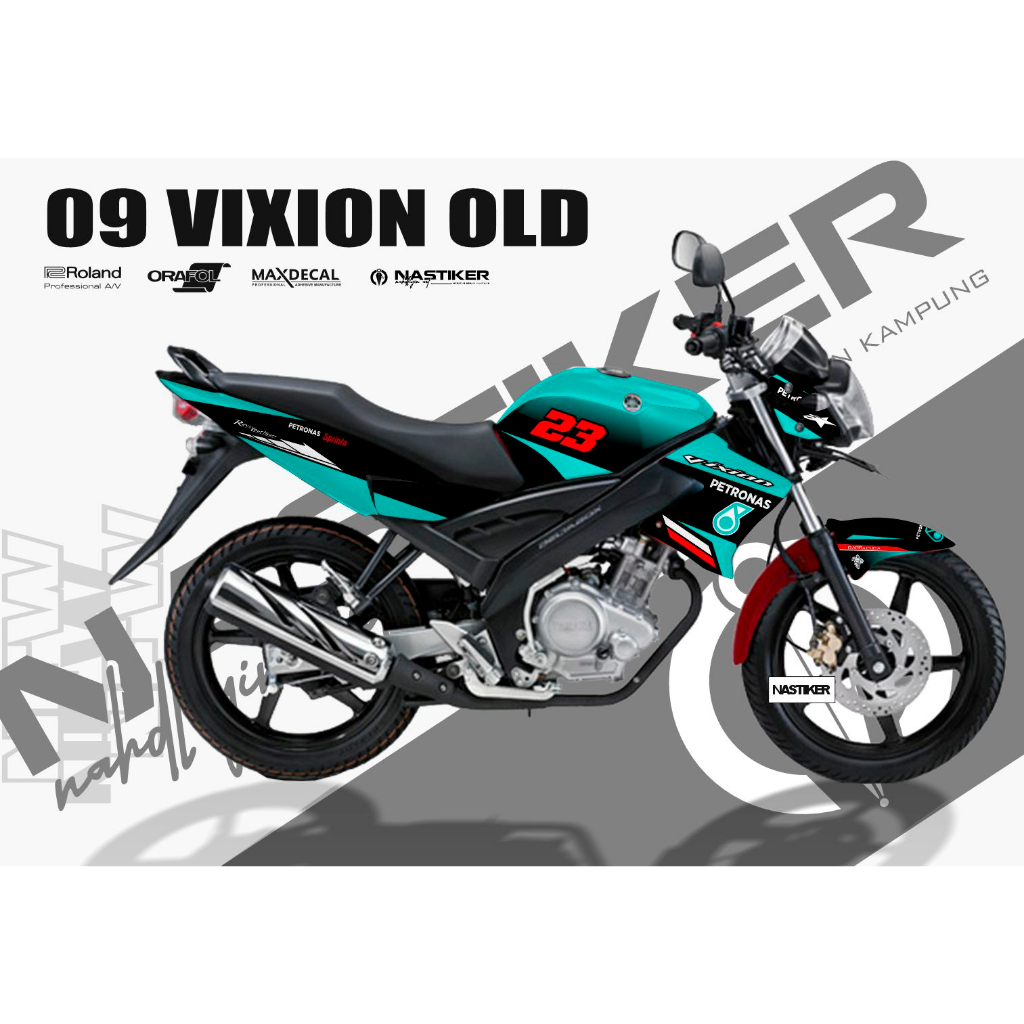 DECAL VIXION OLD PETRONAS - DECAL VIXION OLD FULL BODY BISA REQUEST DESAIN