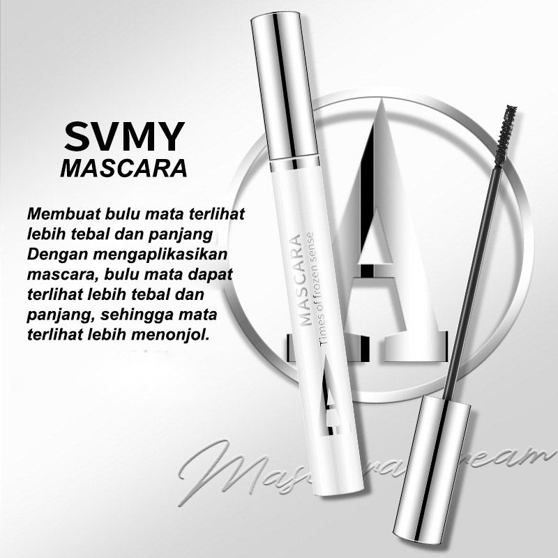 SVMY Maskara Silver Long Lasting Curling Mascara Waterproof And Durable LA178