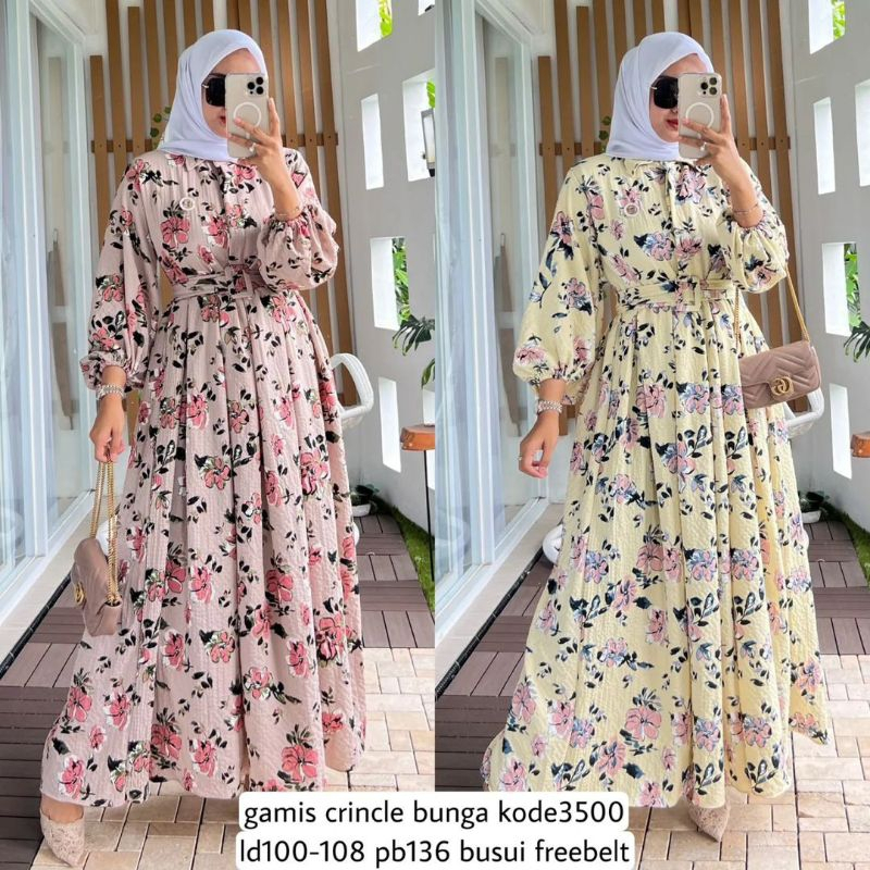Gamis Crinkle Terbaru / Gamis Althea Terbaru / Gamis Rayon Terbaru / Gamis Jumbo Terbaru / Midi Dres