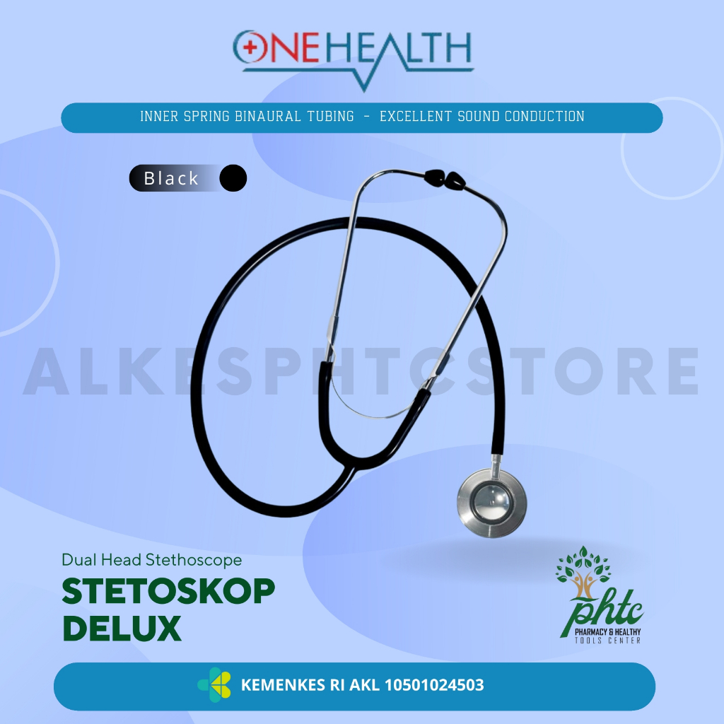 ONEHEALTH Delux Stethoscope l Stetoskop Delux