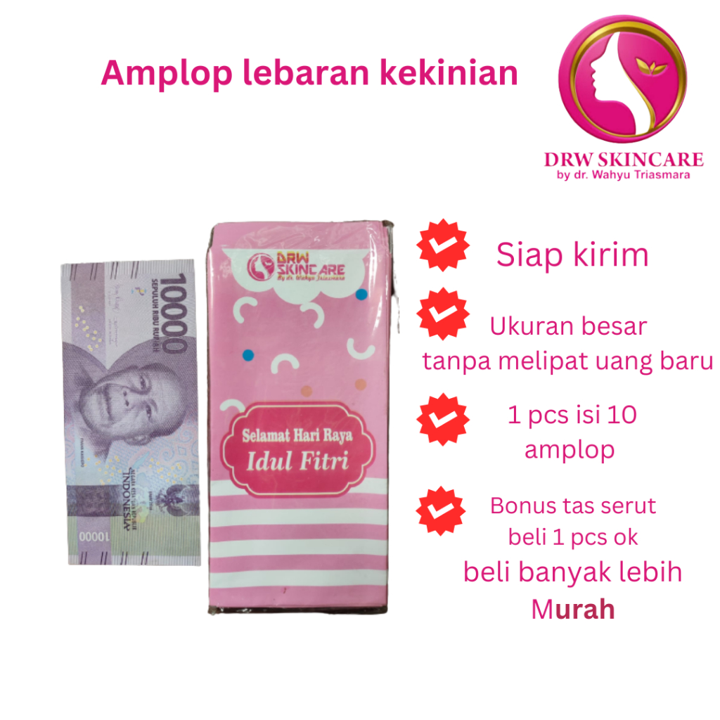 

Amplop Lebaran drw skincare Eksklusif Drw skincare amplop besar lucu elegan