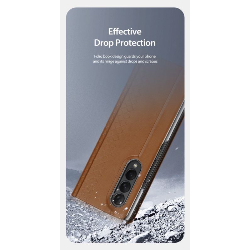 Dux Ducis Case Samsung Galaxy Z Fold 4 Fold4 5G Bril Casing Leather