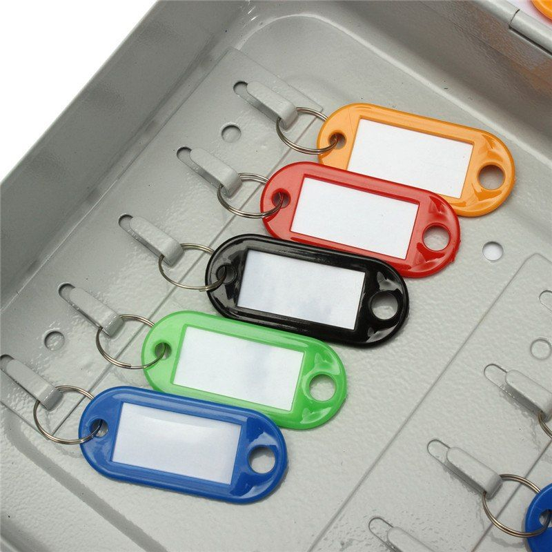 Wall Key Box 20 Key Metal Safety Lock Key Box Tempat Penyimpanan Kunci Gantung Box Gantungan Kunci