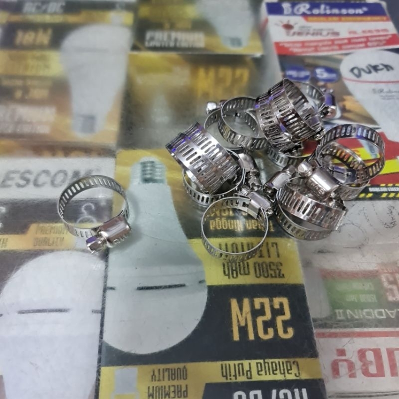 (1PCS) cincin selang gas stenlis /Clamp selang gas ,cincin untuk tabung gas